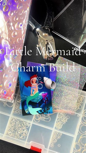 DIY’d a toploader deco bag for my friend @funwithchristopher while he was visiting town. The Little mermaid is his fav Disney movie! What’s yours? #disney #thelittlemermaid #crafttok #toploaderdeco #diykeychain