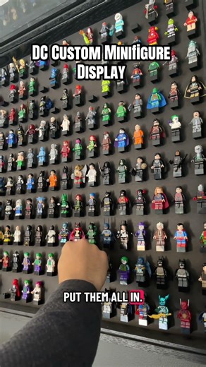 ‪@LEGO‬ custome DC Minifig display. How should it be organized? #lego #afol #collection #display