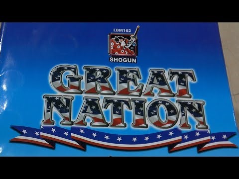 Great Nation 30 shot 500g cake by Shogun