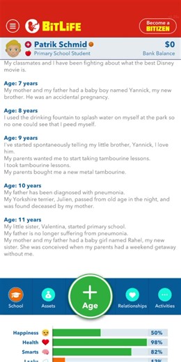 BitLife – Control Every Decision | Realistic Life Simulation #bitlife #bitlove #fyp BitLife is a realistic life simulation game where every choice you make affects your character’s future. Decide how to handle education, careers, relationships, and major life moments while facing unexpected challenges along the way. BitLife gameplay, realistic life simulator USA, decision based mobile game, BitLife life choices, virtual life simulation #foryou #foryoupage #foryoupageofficial #viral #viralvideo #
