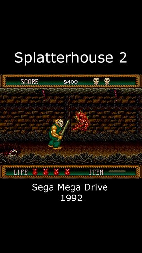 Эволюция серии Splatterhouse на SEGA