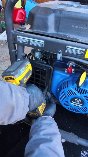 Carburetor cleaning on a portable generator. 🔌 #smallenginerepair #smallenginemechanic #generator #repair