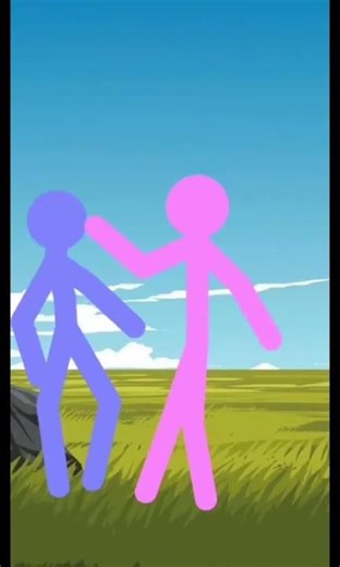 Stick figure fight scene #animation #beginneranimator #pivotanimator #beginnersart