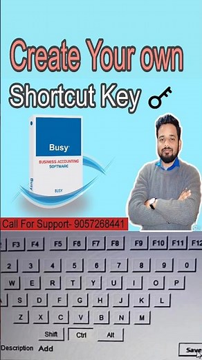 Create Shortcut key in Busy Software ‪@mstechnohub‬ #accountingsoftware #busysolutions