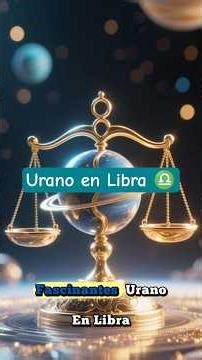 Urano en Libra ♎ #astrologia #astrology #zodiacsigns #zodiaco #urano #uranus #libra