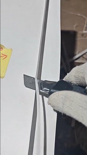 “Perfect Edge Band Trimming 🪵”“Clean PVC Edge Cutting Process” #works