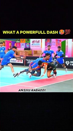 Powerful Dash 💯🥵, #shortsfeed #viral #kabaddi #ytshorts #shorts