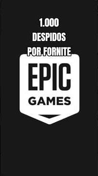Epic Games despide a 1000 empleados #EpicGames #Fortnite #UnrealEngine6 #gamingnews