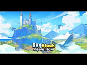 Playing a New Skyblock world in Blockman Go Live