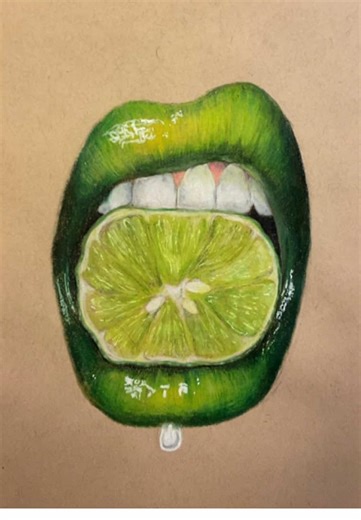 Lime Lips Drawing: A Creative Journey from 2020