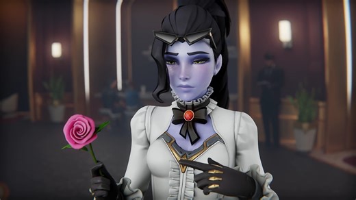 【3d同人动画】作者：aphy3d 黑百合（时长：3min30s）