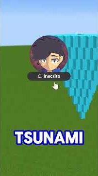TSUNAMI DE DIAMANTE vs TSUNAMI DE REDSTONE no MINECRAFT! 💎🔴