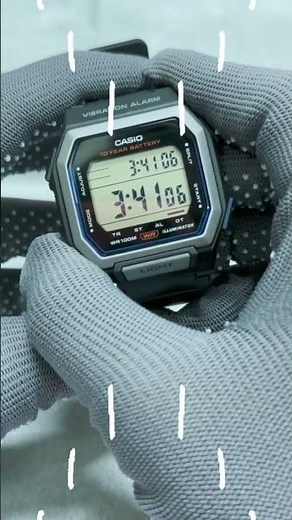 Casio W-738H 是一款平價數碼手錶，主打「震動鬧鈴」與「10 年電池壽命」，並具備 100 米防水性能，適合日常佩戴與運動使用。#casio #w738h #w738