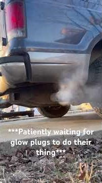 9 Degree 7.3 Powerstroke 426k Mile Cold Start #diesel #coldstart #Notpluggedin #73powerstroke