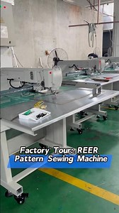 REER Industrial Pattern Sewing Machine Factory Demo | Quality, Accuracy & Automated Stitching