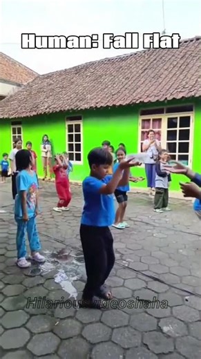 Human: Fall Flat💀💀💀#shorts #funny