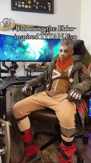 Cedric Adams on Instagram: "Shout out to @secretlab for sending me their iconic, Ekko-inspired and officially licensed TITAN Evo to unbox. This highly-detailed and incredibly cool collaboration is available now so you can celebrate the MVP of Zaun (and Piltover, maybe Runeterra?) too. @secretlab has more official @arcaneshow products too, so if you’re an Arcane fan, you’ll want to check out all their new product collabs on secretlab.co! #ekko #arcane"