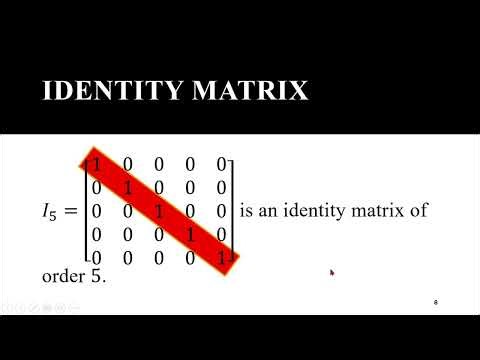 Types of Matrices Part II