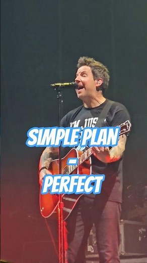 Simple Plan - Perfect live Sydney (11.5.25)