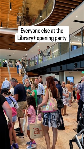The new Library Caloundra is officially open! 🥳 Thanks to all the library lovers who came in for our opening day celebration. After all the excitement, we’re sure everyone could use some Quiet Lounge time 📖 😌 | Sunshine Coast Council