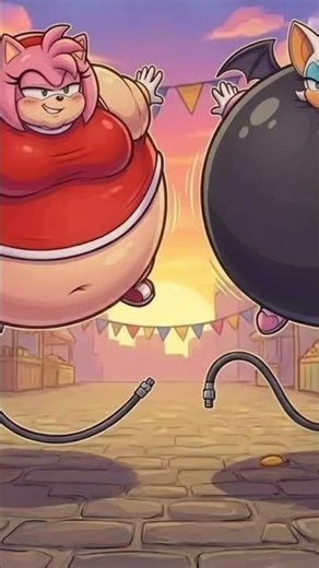 rouge and amy inflation! #phonk #phonkmusic #anime #slowed #music