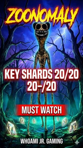 FINDING FINAL KEY SHARDS! PART 20 ZOONOMALY 😱🔑 #shorts #viral #zoonomaly #scarygame