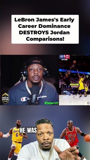 LeBron's First Years Actually Superior to Jordan's #nba #lebronjames #goat