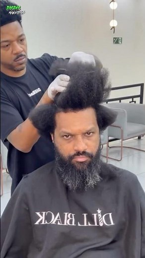 How to cut afro ✂️ @DillBlackOficial