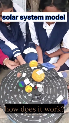 solar system model..how does it work?#solarsystem #science