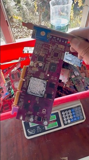 Gold Extraction From Old GPU VGA Cards #imangoldrecovery #goldextraction