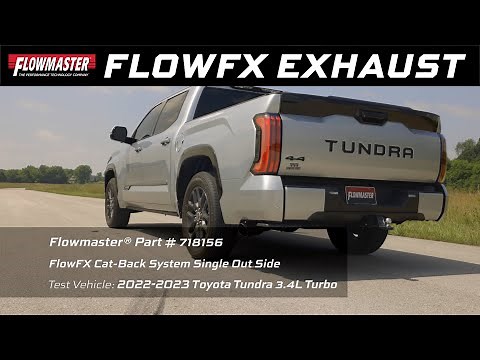 FlowFX Cat-Back Exhaust for 2022-2023 Toyota Tundra 3.4L (718156)