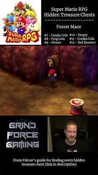 All Hidden Chests in the Forest Maze! Super Mario RPG