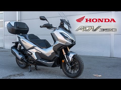 Honda ADV 350 2022 Walkaround, Smart Top Box, Starting Sound