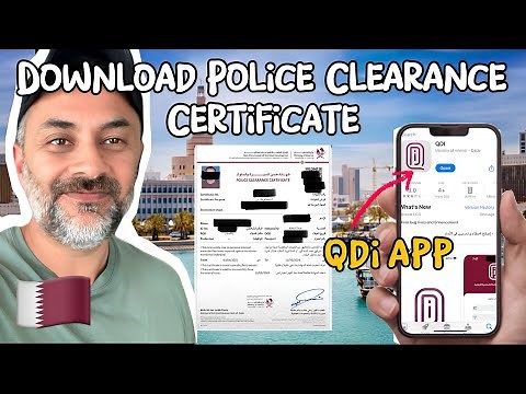 How to Download Your Qatar Police Clearance Certificate via the QDI App 🇶🇦