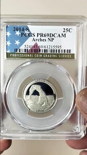 Arches National Park Quarter 2014 #PCGSCoin #NationalParkQuarters