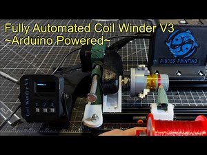 Fully Automated Coil Winder V3 Teaser - Arduino Powered