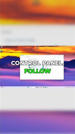 Control Panel Trick Windows Won't Show You #windows #shorts #hacks