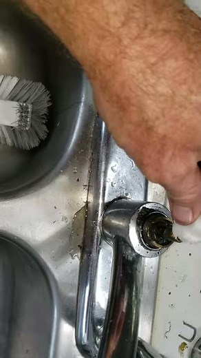 How to remove a stuck Moen Kitchen Faucet cartridge the easy way.