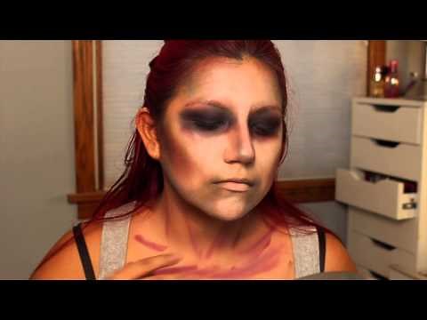 Easy Zombie Tutorial - Simple Halloween Makeup