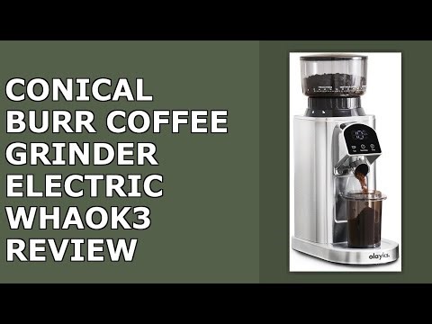 Conical Burr Coffee Grinder Electric Coffee Bean Grinder with 48 Precise Settings, Review