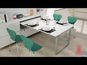 table ou console murale extensible jusqu'à 5 couverts !