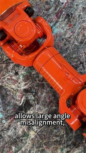 Cardan Shaft Coupling – 360° Flexible Transmission for Heavy Machinery | Close-Up Demo
