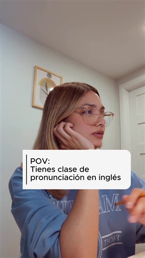 Pst pst! 🤫 tienes clase de pronunciación Si quieres empezar a aprender inglés y trabajar en todas esas áreas que sientes que te cuestan trabajo ,como hablar con más confianza, mejorar tu pronunciación o ganar fluidez , mándame un mensajito para más información. ✨ #aprenderingles #inglesonline #clasesdeingles #pronunciation