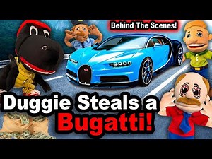 SML Movie: Duggie Steals A Bugatti! *BTS*