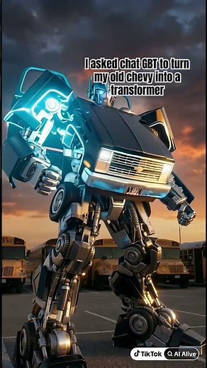 Chat GBT turned my Chevy C10 into a Transformer!