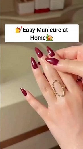 👑 Get Beautiful Hands at Home | Simple Manicure Routine | #manicuretips #manicure
