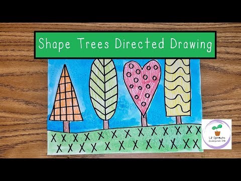 Fall Shape Trees Directed Drawing