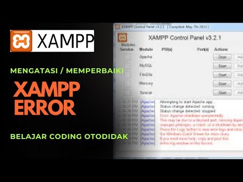 How to fix/repair XAMPP errors