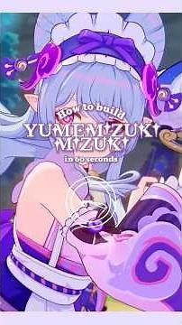 How To Build Yumemizuki Mizuki In 60 Seconds #genshinimpact #genshinclip #mizuki #genshinguide