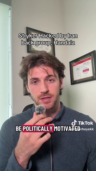 Stryker was just hacked last night, let’s talk about it! #cybersecurity #cybernews #informationsecurity